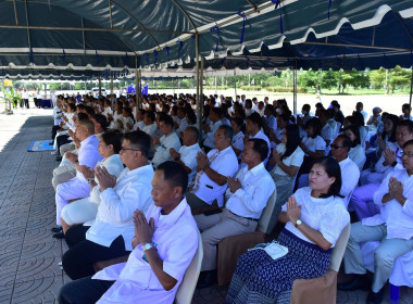 ร่วมพิธีบวงสรวงการก่อสร้างซุ้มถวายดอกไม้จันทร์ขนาดกลาง พารามิเตอร์รูปภาพ 1