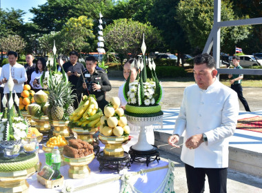 ร่วมพิธีบวงสรวงการก่อสร้างซุ้มถวายดอกไม้จันทร์ขนาดกลาง พารามิเตอร์รูปภาพ 2