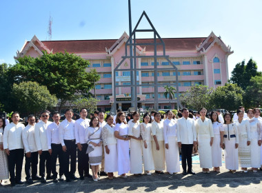 ร่วมพิธีบวงสรวงการก่อสร้างซุ้มถวายดอกไม้จันทร์ขนาดกลาง พารามิเตอร์รูปภาพ 7